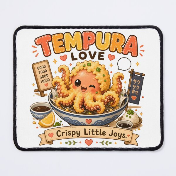 Item preview, Cute Tempura Octopus Kawaii T-Shirt | Japanese Food Lover Anime Aesthetic Seafood Gift designed and sold by Snackwear Apparel.