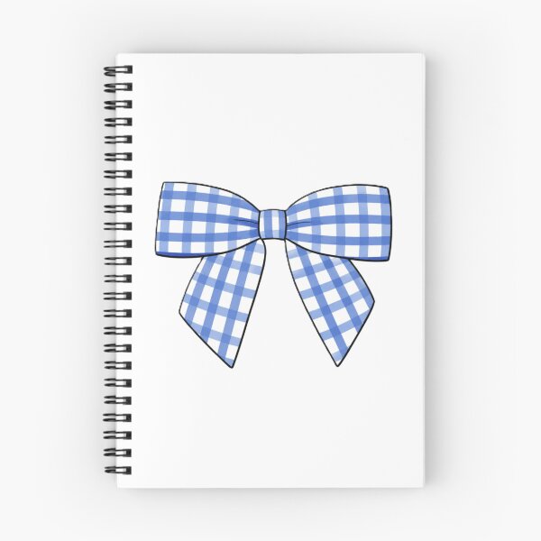 Item preview, blue gingham bow designed and sold by Roniya George.