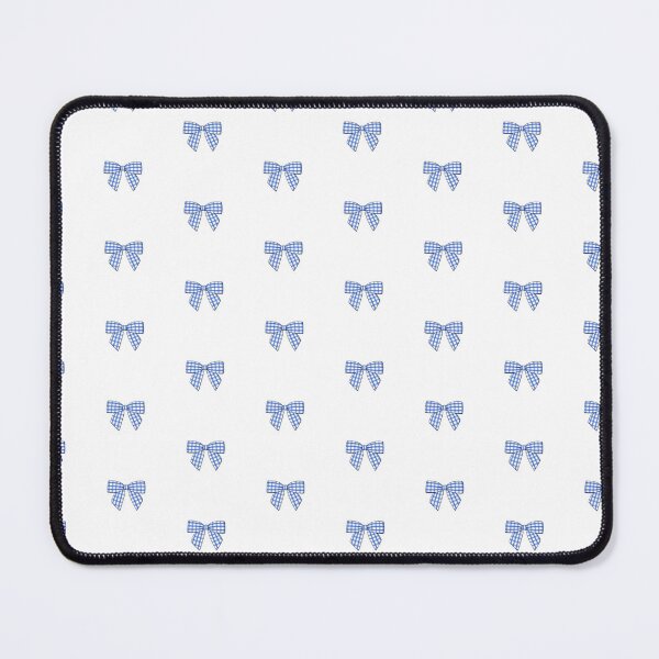 Item preview, blue gingham bow designed and sold by Roniya George.