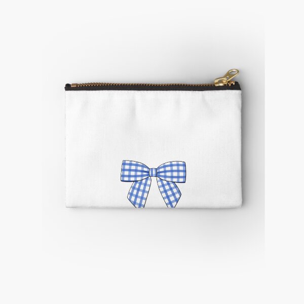 Item preview, blue gingham bow designed and sold by Roniya George.
