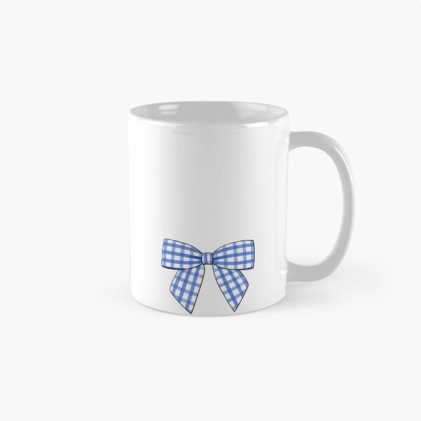 Item preview, blue gingham bow designed and sold by Roniya George.