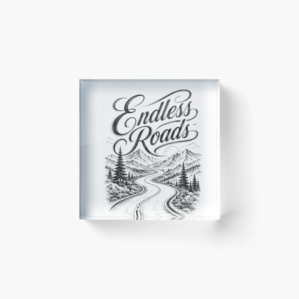 Item preview, Endless Roads Wanderlust  designed and sold by Vexorask.