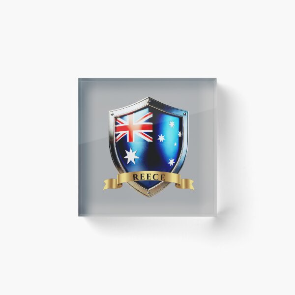 Item preview, Reece Australian Heritage Crest Shield designed and sold by Highlandkings.