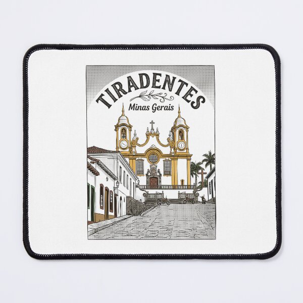 Item preview, Hand-Drawn Tiradentes, Minas Gerais Halftone Graphic designed and sold by paulo silveira.