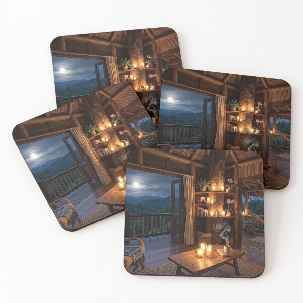 Item preview, Cozy Jungle Treehouse Night Sanctuary designed and sold by Adventure Ambience Studio.