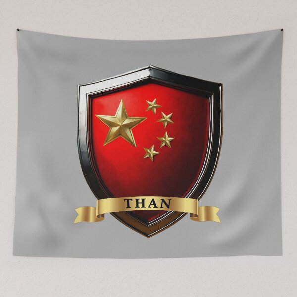 Item preview, Than Chinese Heritage Crest Shield designed and sold by Highlandkings.