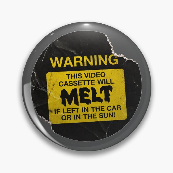 Item preview, Video Cassette Will Melt VHS Sticker - Vintage Cult Film Fan Art designed and sold by darklordpug.