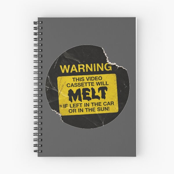 Item preview, Video Cassette Will Melt VHS Sticker - Vintage Cult Film Fan Art designed and sold by darklordpug.
