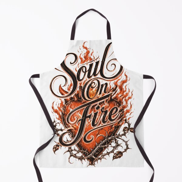 Aperçu de l'œuvre Typographie ornée Soul On Fire créée et vendue par Vexorask.