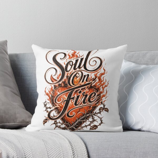 Item preview, Soul On Fire Ornate Typography designed and sold by Vexorask.