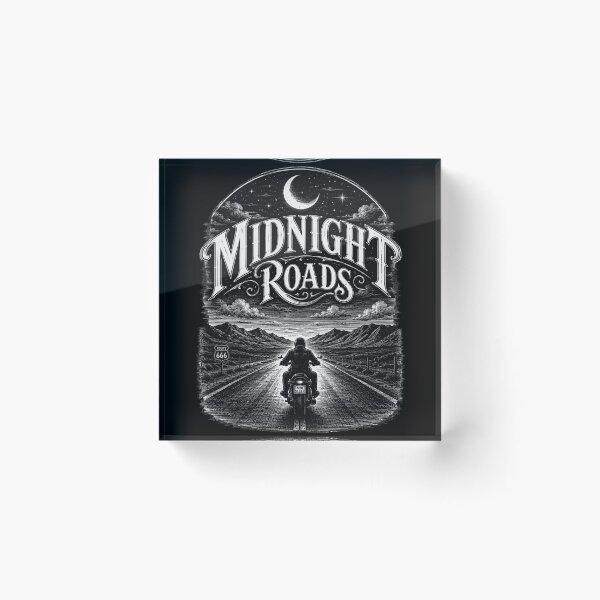 Item preview, Midnight Roads Vintage Typography designed and sold by Vexorask.