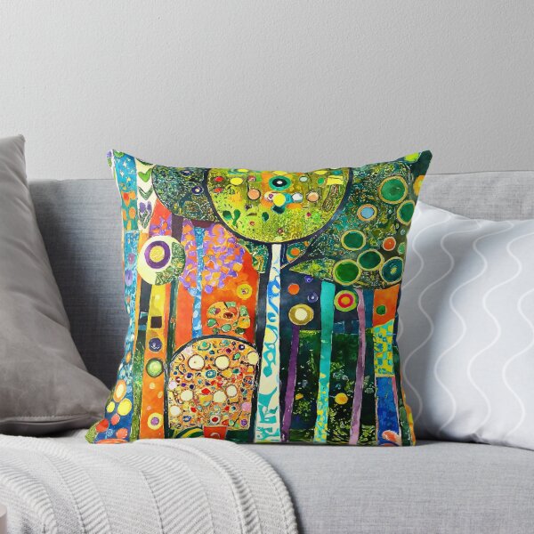 Item preview, Funky Fantasy Forest Colorful Abstract Trees Digital Art designed and sold by DEC02.