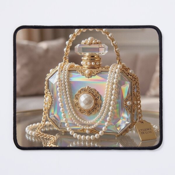 Item preview, Crystal and Pearls Perfume Bottle Luxury Clutch designed and sold by Trans4med.