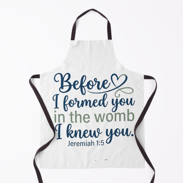 Item preview, Before I formed you in the womb I knew you - Jeremiah 1:5 Script Faith Graphic designed and sold by Faithloveshop.