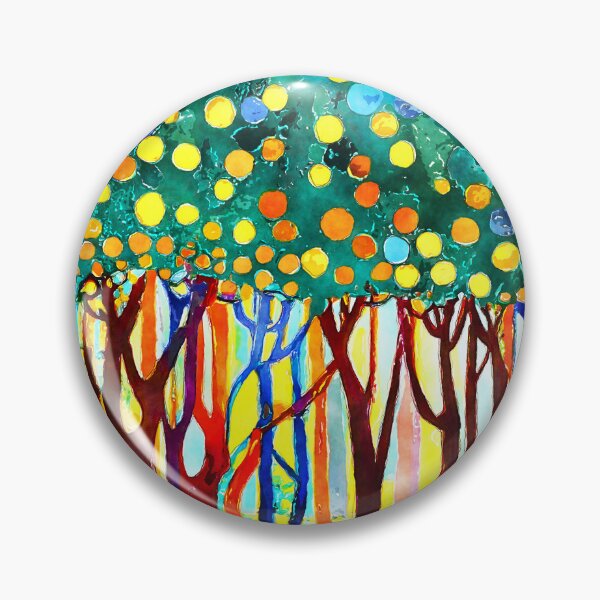 Item preview, Fantasy Funky Forest Colorful Trees Abstract Digital Art designed and sold by DEC02.