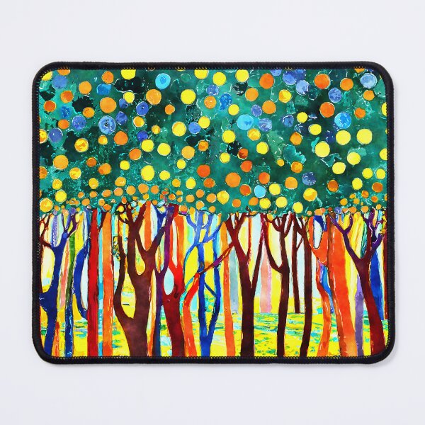 Item preview, Fantasy Funky Forest Colorful Trees Abstract Digital Art designed and sold by DEC02.