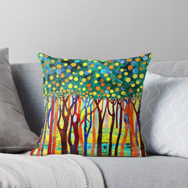 Item preview, Fantasy Funky Forest Colorful Trees Abstract Digital Art designed and sold by DEC02.
