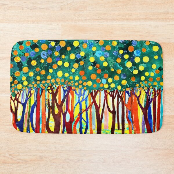 Item preview, Fantasy Funky Forest Colorful Trees Abstract Digital Art designed and sold by DEC02.