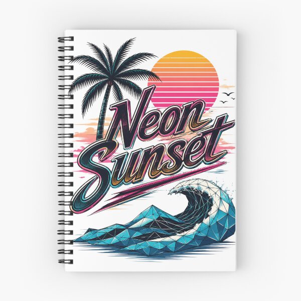 Item preview, Neon Sunset Retro Vibes designed and sold by Vexorask.