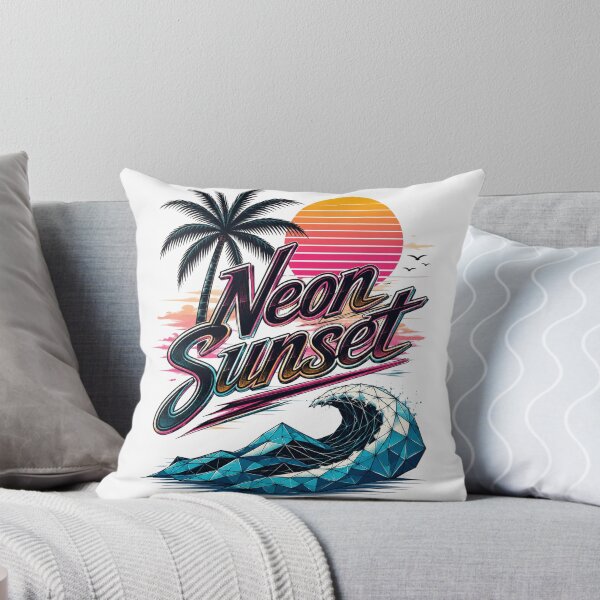 Item preview, Neon Sunset Retro Vibes designed and sold by Vexorask.