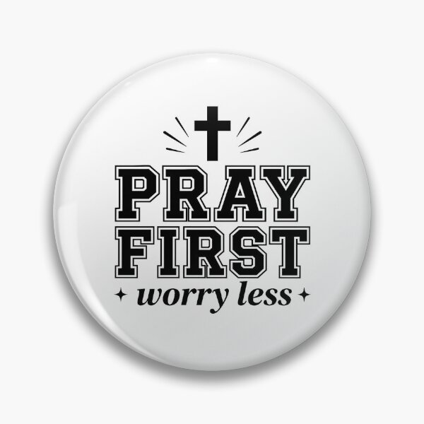 Item preview, pray first worry less designed and sold by OCD_JESSICA.