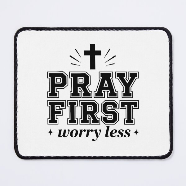 Item preview, pray first worry less designed and sold by OCD_JESSICA.