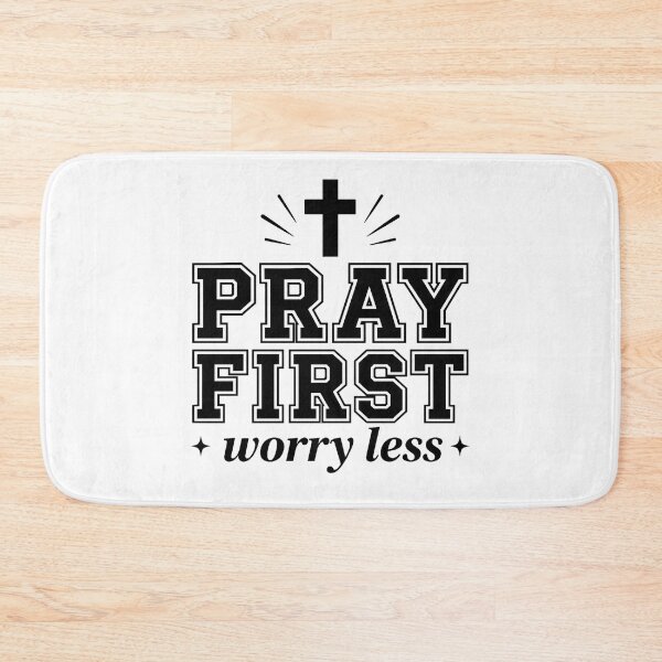 Item preview, pray first worry less designed and sold by OCD_JESSICA.