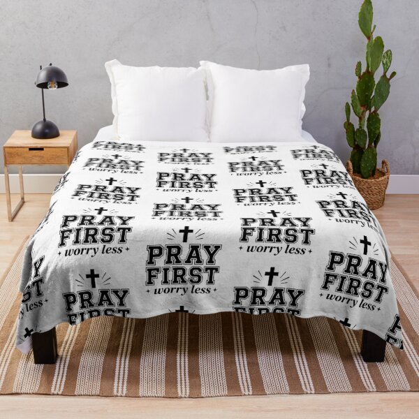 Item preview, pray first worry less designed and sold by OCD_JESSICA.