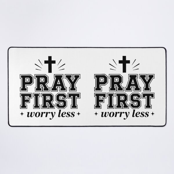 Item preview, pray first worry less designed and sold by OCD_JESSICA.