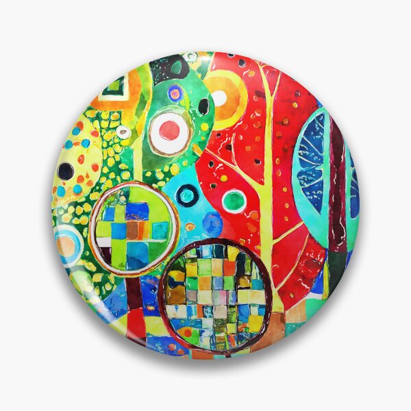 Item preview, Funky Fantasy Forest Vibrantly Colorful Abstract Digital Art designed and sold by DEC02.