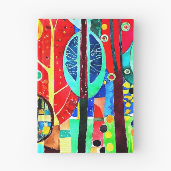 Item preview, Funky Fantasy Forest Vibrantly Colorful Abstract Digital Art designed and sold by DEC02.