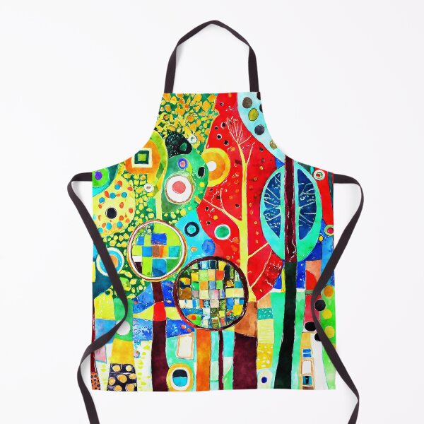Item preview, Funky Fantasy Forest Vibrantly Colorful Abstract Digital Art designed and sold by DEC02.