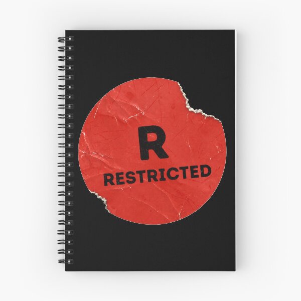 Item preview, Restricted Rating Rental VHS Sticker - Vintage Film/Movie Fan Art designed and sold by darklordpug.