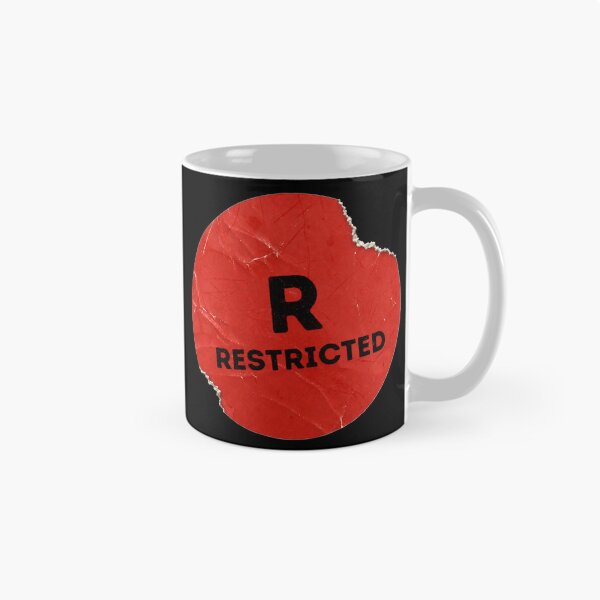 Item preview, Restricted Rating Rental VHS Sticker - Vintage Film/Movie Fan Art designed and sold by darklordpug.