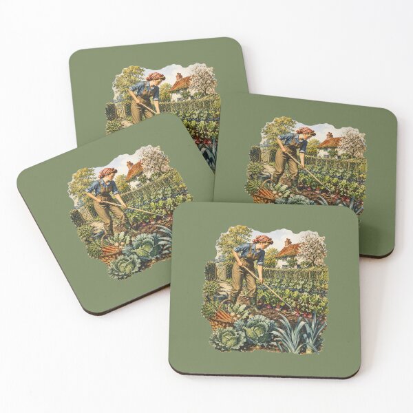 Item preview, 1940s Dig for Victory Style Gardening Illustration – Vintage Poster Art designed and sold by MagicMakerPh.