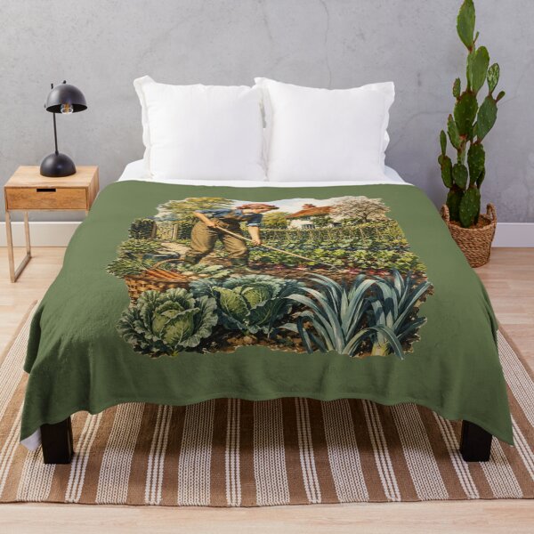 Item preview, 1940s Dig for Victory Style Gardening Illustration – Vintage Poster Art designed and sold by MagicMakerPh.