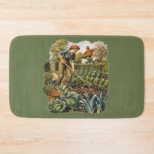Item preview, 1940s Dig for Victory Style Gardening Illustration – Vintage Poster Art designed and sold by MagicMakerPh.