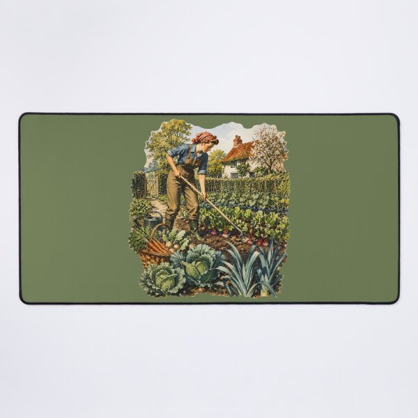 Item preview, 1940s Dig for Victory Style Gardening Illustration – Vintage Poster Art designed and sold by MagicMakerPh.
