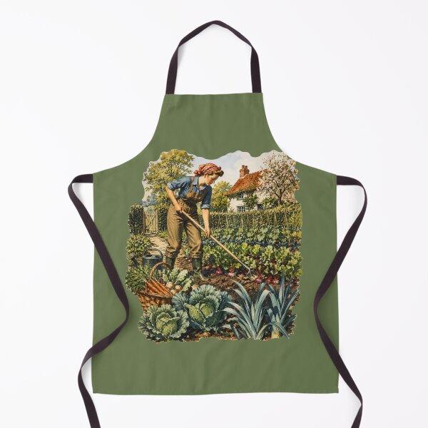 Item preview, 1940s Dig for Victory Style Gardening Illustration – Vintage Poster Art designed and sold by MagicMakerPh.