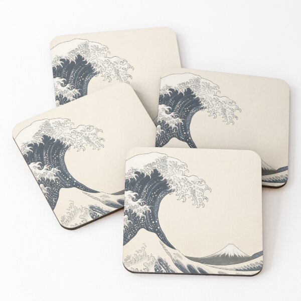 Item preview, Japandi Great Wave - Minimalist Japanese Zen Art designed and sold by OriginEssenceUS.