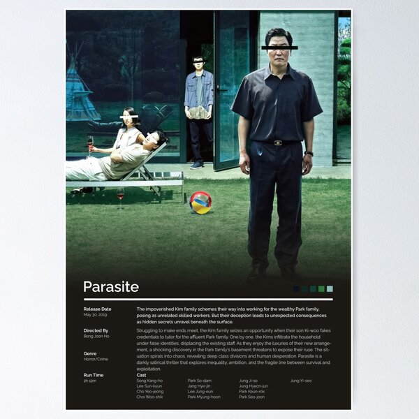 Item preview, Parasite Movie designed and sold by LumenCloud.