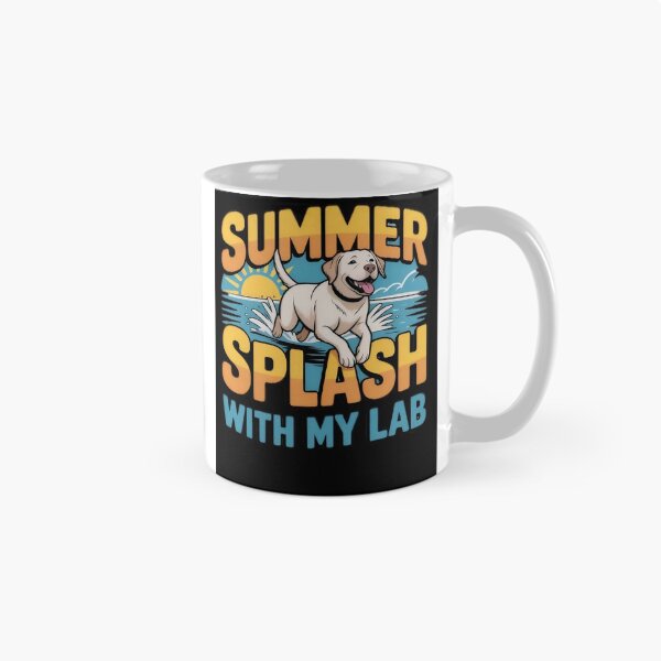 Artikelvorschau, Sommer-Abenteuer mit meinem Labrador-Hunde-Strand-T-Shirt entworfen und verkauft von KnrNazimTHREADS.