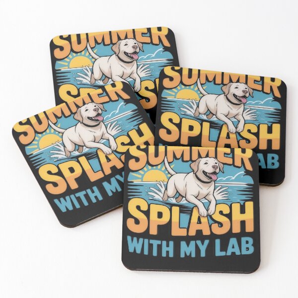Item preview, Summer Splash With My Lab Labrador Dog Beach T-Shirt designed and sold by KnrNazimTHREADS.