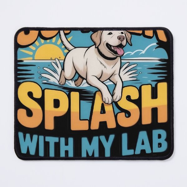 Item preview, Summer Splash With My Lab Labrador Dog Beach T-Shirt designed and sold by KnrNazimTHREADS.