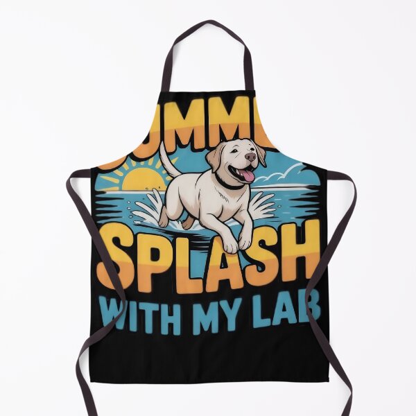 Item preview, Summer Splash With My Lab Labrador Dog Beach T-Shirt designed and sold by KnrNazimTHREADS.