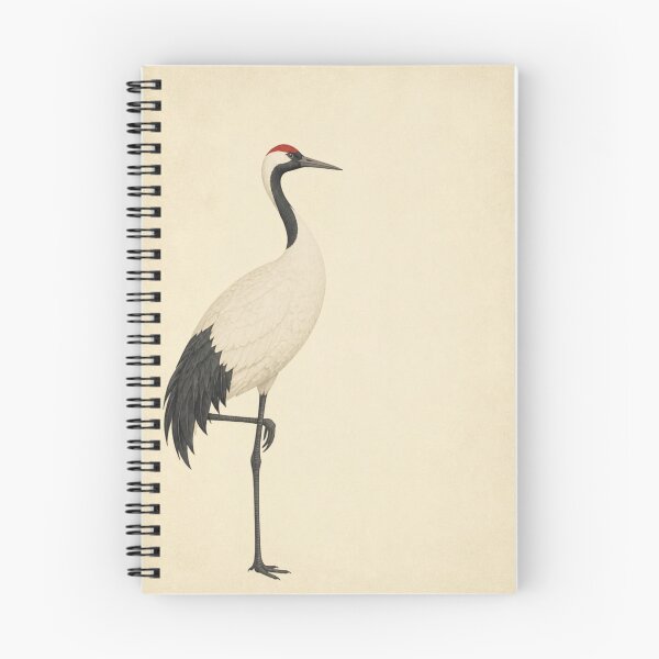 Item preview, Japandi Crane - Minimalist Japanese Bird Zen Art designed and sold by OriginEssenceUS.