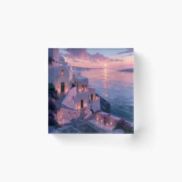 Item preview, Santorini Sunset Over Caldera designed and sold by Rtymer.