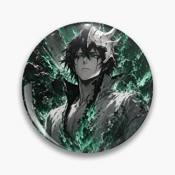 Item preview, Ulquiorra | Dark Hollow Warrior Emerald Aura Anime Style Art Print | Gothic Fantasy Manga Inspired designed and sold by Dyan4.