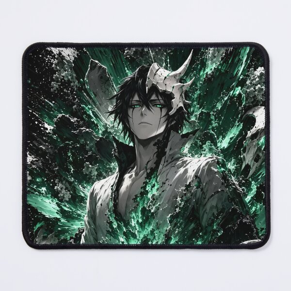 Item preview, Ulquiorra | Dark Hollow Warrior Emerald Aura Anime Style Art Print | Gothic Fantasy Manga Inspired designed and sold by Dyan4.