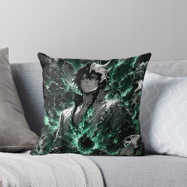 Item preview, Ulquiorra | Dark Hollow Warrior Emerald Aura Anime Style Art Print | Gothic Fantasy Manga Inspired designed and sold by Dyan4.